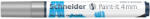 Schneider Marker cu vopsea acrilica Paint-It 320 4 mm Schneider ARGINTIU - Set 5 (PMK018)