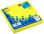 Info Notes Notes adeziv 75 x 75 mm 80 file briliant Info Notes GALBEN - Set 12 (2839)