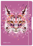 Herlitz Caiet my. book flex a4 2x40f velin wild animals lynx (9493980)
