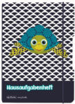 Herlitz Caiet my. book flex a5 40f 80g/mp dictando cute animals turtleelastic negru (9492040)