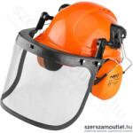 NEO TOOLS 3in1 Védősisak fülvédővel, hálós arcvédővel (97-395) (97-395)