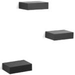 Umbra Rafturi plutitoare Umbra, 3 bucăți, negre (UMBRA 325560-040) Raft