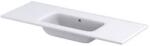 Oristo Uni lavoar 120x46.5 cm dreptunghiular mobilier alb luciu UME-EN-120-91-BO (UMEEN12091BO)