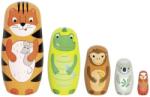 Goki Păpuşi matrioşka Goki - Tiger and friends, 5 buc (60661) Figurina