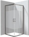 Deante Funkia Evo cabină de duș 90x90 cm pătrat grafit mat/sticlă cu model KYC_DE99P (KYCDE99P)