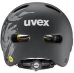 uvex Cască de bicicletă pentru copii Uvex Kid 4 Style Mips, negru murdar mat, 51-55 cm (41/4/824/01/15)