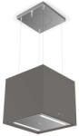 Faber Hota 345.0607. 589 - Hota Insula Soft Cube, 41 cm, 680 m³/h, 3 Trepte, Filtru Aluminiu, Iluminare LED, Gri (345.0607.589) - vexio Hota