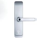 Smartpass Yala inteligenta SMARTPASS TOKYO SILVER cu amprenta, Bluetooth, Wi-Fi, PIN, RFID si cheie mecanica, IP65 (TOKYO-1TT-SI)