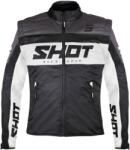 Shot Softshell Lite softshell kabát fekete-fehér - motozem - 61 100 Ft