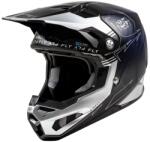 FLY Racing Formula S Carbon motokrossz bukósisak kék-ezüst
