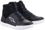 Alpinestars Chrome Drystar motoros cipő fekete-fehér-kék