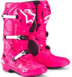 Alpinestars Tech 10 2025 motoros csizma rózsaszín-fekete-fehér - motozem - 290 460 Ft