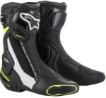 Alpinestars SMX Plus 2 motoros csizma fekete-fehér-fluo sárga - motozem - 116 080 Ft