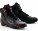 Alpinestars Faster-4 Drystar motoros cipő fekete-fluo piros