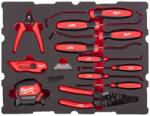 Milwaukee Set inserție spumă PACKOUT instrumente cu cârlig și vârf ascuțit - 17 BUC (4932501877) Trusa unelte