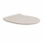 Hatria Capac vas wc cu soft close, quick release, crem lucios, Hatria Planeta (00Y9E852)