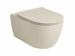 Hatria Vas wc suspendat, rimless, sand mat, cu spalare pure vortex, Hatria Planeta (A0Y9E526)