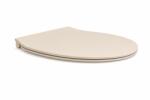 Hatria Capac vas wc cu soft close, quick release, ivory mat, Hatria Planeta (00Y9E812)