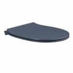 Hatria Capac vas wc cu soft close, quick release, indigo, Hatria Planeta (00Y9E855)