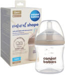 Canpol Babies Natural-Shape cumisüveg dual-zone etetőcumival (150 ml)