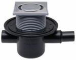 HL HL 300 padlóösszefolyó vízszintes kifolyóval, DN 40/50, 123 x 123 mm Cikkszám: HL300 (HL 300)