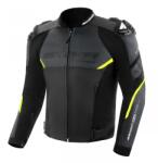 Shima Geacă moto din piele Shima Bandit 2.0 negru-alb-galben fluo (MSHIBANDIT2.0MENJKTFLUO)