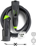 utángyártott Greencell Habu EV Mobile töltő 11 kW 7 m Type 2 CEE 16 A elektromos autókhoz EV PHEV 2in1 Wallbox App (GC36575)
