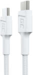 Green Cell kábel Fehér USB-C Type C 30cm PowerStream gyorstöltő Power Delivery 60W Ultra Charge Quick Charge 3.0 (GC36628)