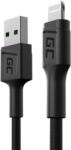 Green Cell kábel PowerStream USB-A Lightning 30cm quick charge Apple 2.4A (GC36099)