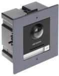 Hikvision Post exterior videointerfon modular IP HikVision DS-KD8003-IME1(B)/Flush montaj ingropat, camera 2MP Full HD, Fish-eye, 2 relee, iesire alimentare yala 12V, configurare WEB, protectie IP65, alimentare
