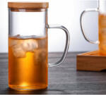 AVX AVX-WB300 300ml-es üveg pohár tetővel
