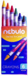 Nebulo Zsírkréta NEBULO kerek 6 színű (NZSK-6) - mystock