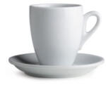 Nuova Point Palermo Espressino 120ml csésze+tányér - Fehér