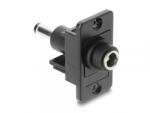 Delock Modul alimentare DC 5.5 x 2.1mm la DC 5.5 x 2.5mm M-T montare panou, Delock 91119 (91119)