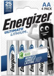 Energizer Ultimate Lithium 1, 5V AA/ceruzaalkáli elem 4 db/csomag (LR6ULT-CHP4)