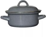 Karl Krüger Gastro Cratiță emailată cu capac 0, 85 l, gri, diametru 140 mm