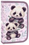 DERFORM BackUp egyrekeszes kihajtható tolltartó lányoknak, Sweet Panda, rózsaszín