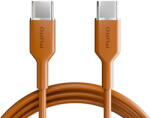 PURO ICON USB-C - USB-C Cable 1.5m - Orange (PUCCCICON15MTORA17)