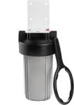 FILTRO Carcasa gri, Ecosoft BIG BLUE 10", conexiune 1" din alama, cheie strangere, supapa presiune si suport metalic (FPV4510ECOGR) Filtru de apa bucatarie si accesorii