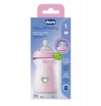Chicco Műanyag Kulacs Naturalfeeling Rózsaszín 350ML 6M+ (8058664153749)
