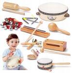 click4TOYS Fából készült Prémium Hangszerek Oktató Szett Gyerekeknek Cimbalom 11 El (9706)