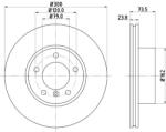 MINTEX féktárcsa MINTEX MDC1745C for BMW (MDC1745C)