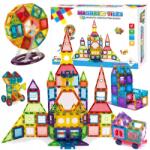 MALLE Nagy Mágneses Építőkockák Kreatív Mágneses 3D Tiles 3 4 5 6 7 8 9 Éveseknek (MALLE Duże Klocki Magnetyczne Edukacyjne)