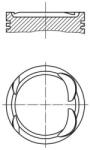MAHLE dugattyú MAHLE 021 PI 00117 000 for OPEL, RENAULT (021 PI 00117 000)