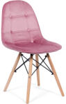 Chairs ON Scaun bucatarie-living din catifea BUC 232V-roz