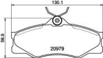 MINTEX Fékbetét készlet MINTEX MDB1362 for SEAT, SKODA, VW, AUDI (MDB1362)