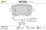 VALEO Fékbetét készlet VALEO 601004 for AUDI, VW, BENTLEY (601004)