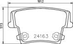 MINTEX Fékbetét készlet MINTEX MDB2695 for CHRYSLER, FIAT, LANCIA (MDB2695)
