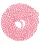  Margele Zircon Colorat Roz Rotunde Fatetate 4x4mm Pietre Semipretioase