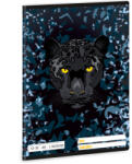 Ars Una Black Panther tűzött füzet A/5, 32 lap vonalas 3. osztály (12-32), Ars Una, fekete párduc (ARS-53605290) - mesescuccok